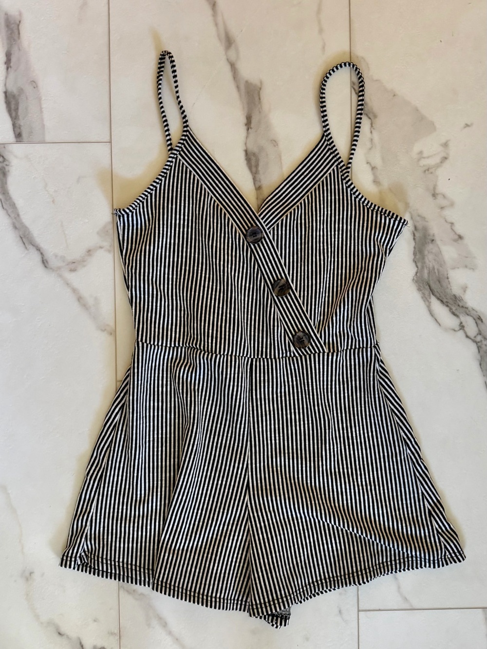 Pinstripe Romper